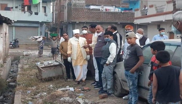 नगर विधायक शैलेन्द्र जैन ने किया सीसी रोड और नाली निर्माण कार्य का शिलान्यास