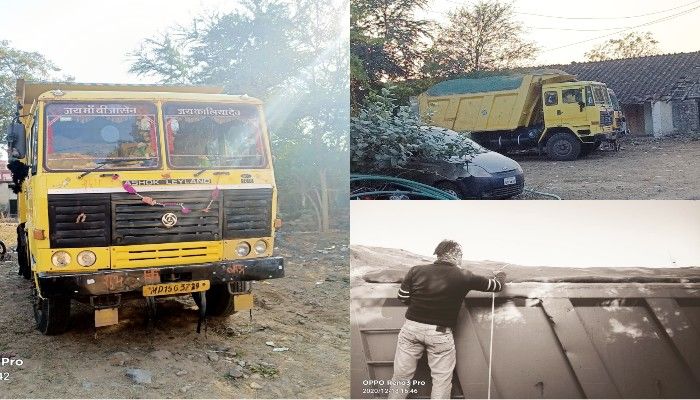 खनिज विभाग की अवैध खनन और परिवहन पर ताबड़तोड़ कार्यवाहियां जारी 6 डम्फर किये जप्त