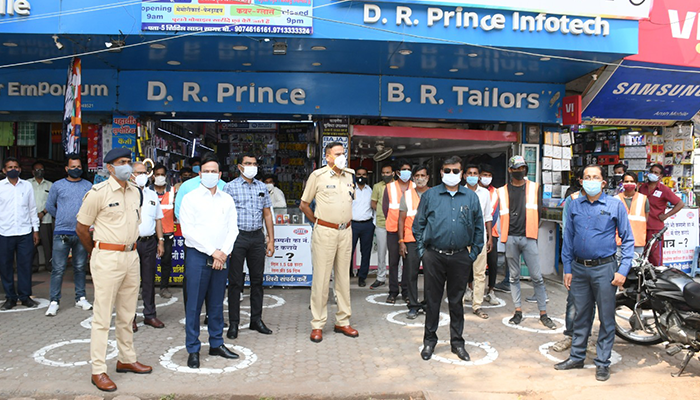 My mask at the launch of my security campaign to prevent the growing threat of corona infection virus2