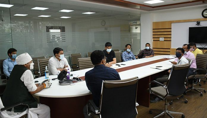 Progressive review of projects under Sagar Smart City reviewed in detail