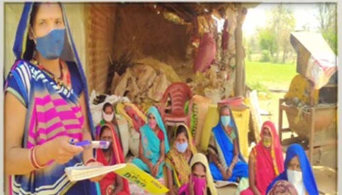 कोरोना जागरूकता अभियान में जुटा ग्रामीण विकास विभाग
