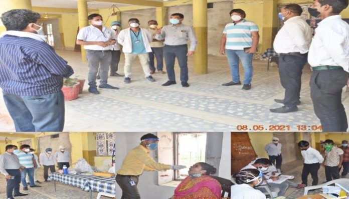 Corporation Commissioner inspected various Kovid Support Centers along with officers