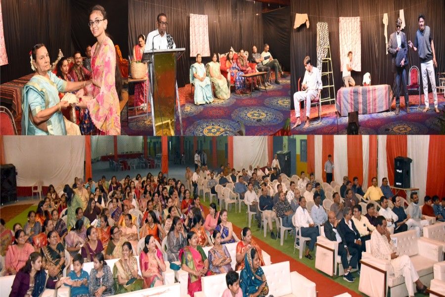 सागर में गुजराती समाज का नव वर्ष कार्यक्रम, हास्य नाटक टैक्स फ्री का मंचन हुआ