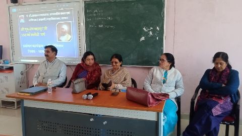 गुरु तेग बहादुर के 350वें शहीदी वर्ष पर शासकीय कला एवं वाणिज्य महाविद्यालय में हुई भाषण प्रतियोगिता