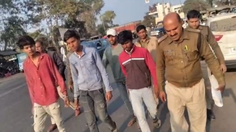 रुद्रराक्षधाम चौराहे पर युवक पर चाकू से जानलेवा हमला, 5 आरोपी गिरफ्तार
