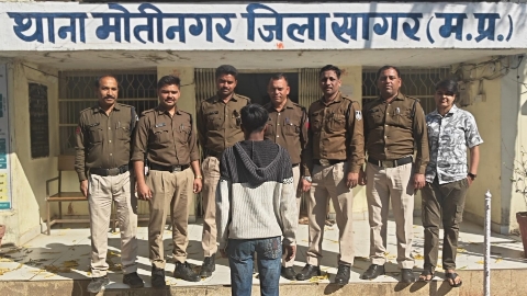 सागर पुलिस की बड़ी कार्रवाई: 14 मामलों में लिप्त शातिर अपराधी गिरफ्तार, मारपीट और बाइक चोरी का खुलासा