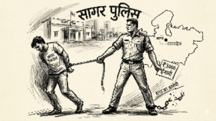 सागर पुलिस की बड़ी सफलता: 3000 का ईनामी और हत्या का आरोपी गिरफ्तार
