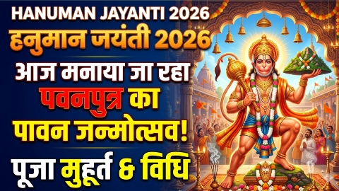 हनुमान जयंती 2026: आज मनाया जा रहा पवनपुत्र का पावन जन्मोत्सव, जानिए पूजा मुहूर्त और विधि