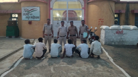 सागर पुलिस का बड़ा एक्शन: घर में घुसकर मारपीट करने वाले 6 आरोपी गिरफ्तार, कोर्ट ने भेजा सीधे जेल