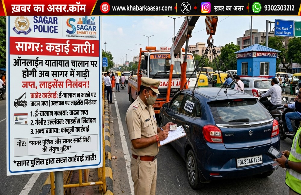 इतने ई-चालान वाले दो वाहन यातायात पुलिस ने किए जब्त, बकाया जमा करने पर ही मिलेगी राहत