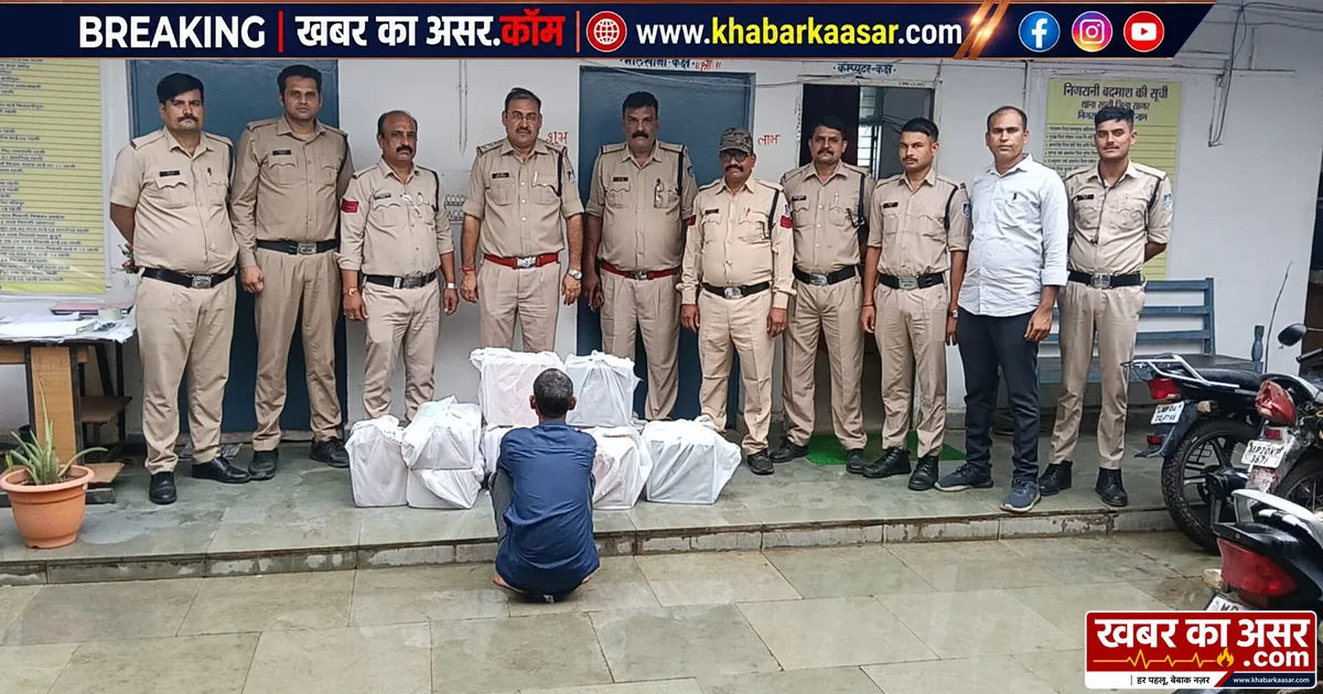 सागर में 9 पेटी बीयर से भरी बोलेरो पकड़ी, चालक गिरफ्तार; दो आरोपी फरार